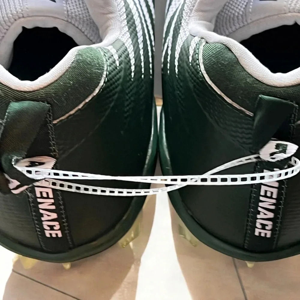 NIKE ALPHA MENACE PRO LOW TD PRF GREEN/WTE MEN SIZE 17 FOOTBALL CLEATS N… - Picture 6 of 9